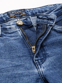 The Indian Garage Co Men Carrot Fit Light Fade Stretchable Jeans