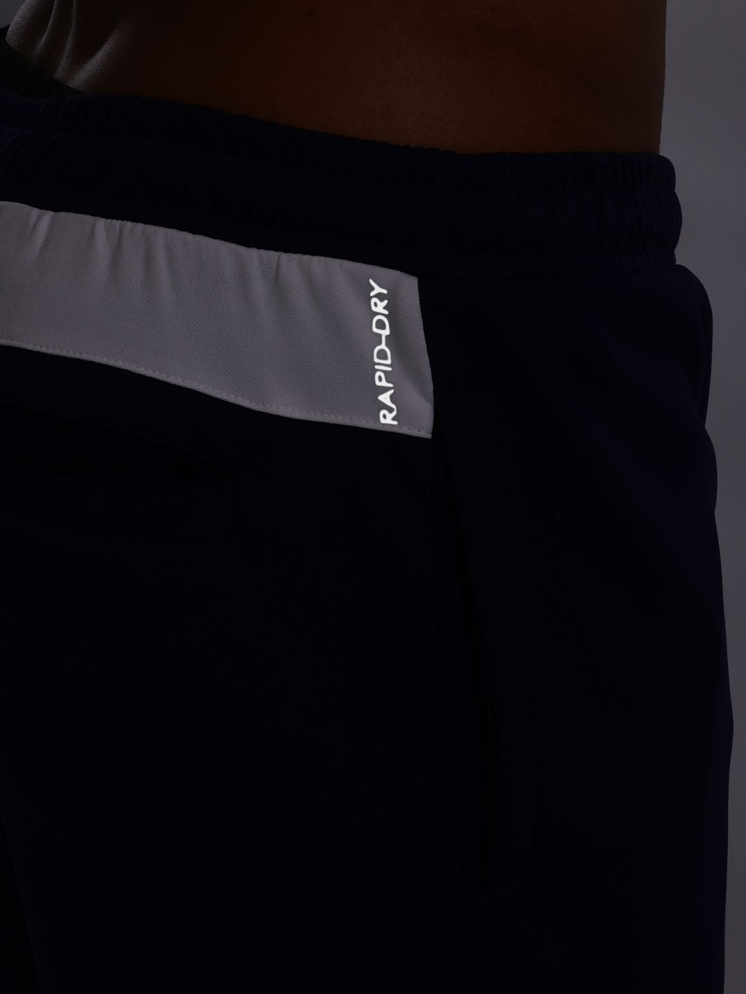 HRX by Hrithik Roshan Men Typography Detail Paneled Rapid-Dry Running Track Pants