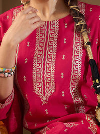 Indo Era Women Ethnic Motifs Embroidered Regular Sequinned Kurta with Trousers & With Dupatta