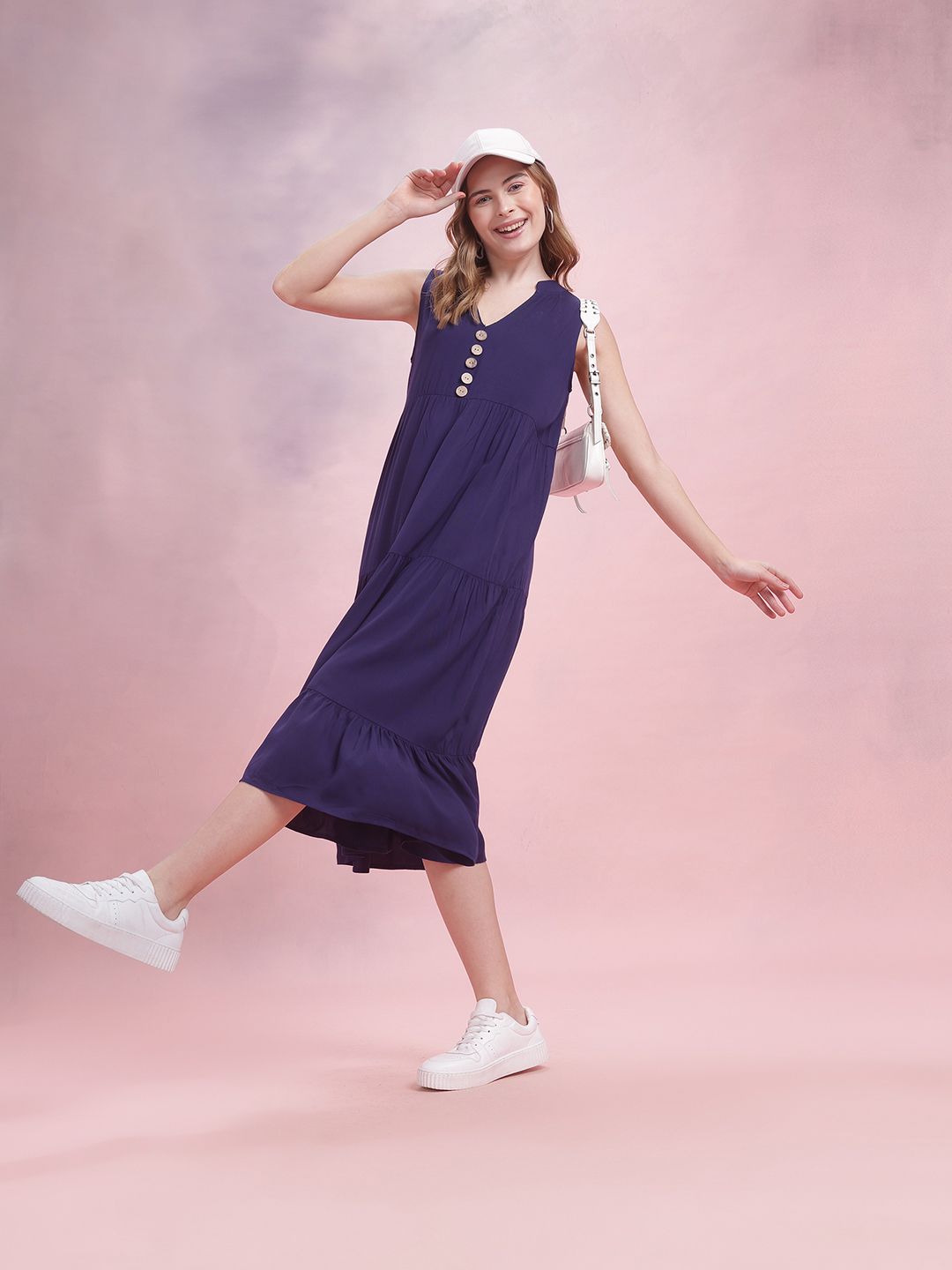 DressBerry Tiered Midi Dress