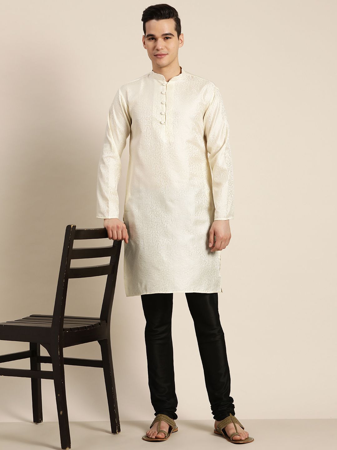 SOJANYA Kurta Katun Sutera Motif Etnik