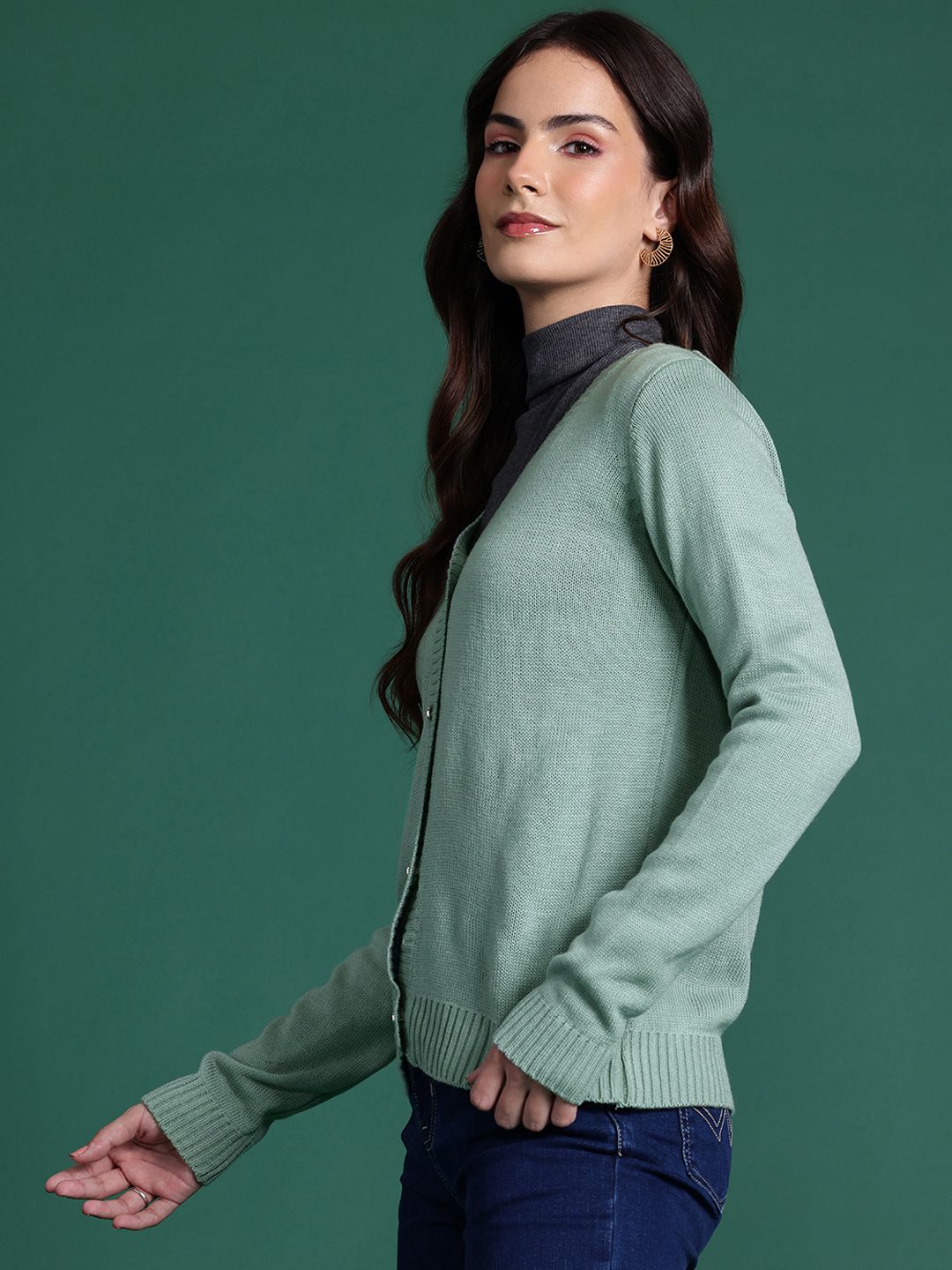 DressBerry Front-Open Cardigan