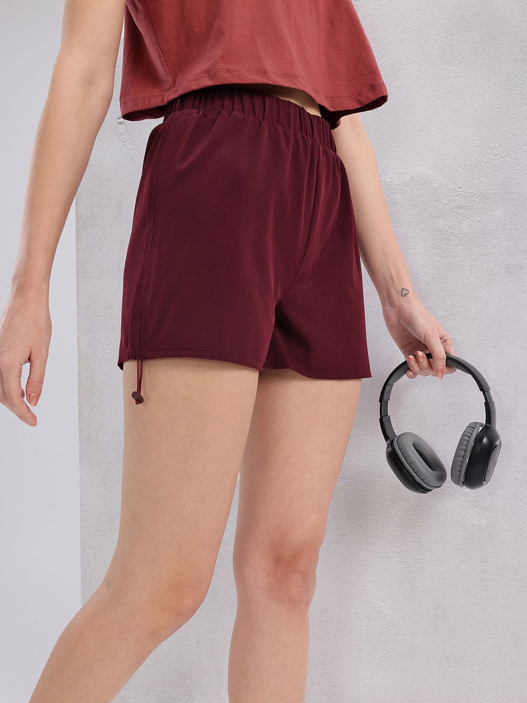 HRX by Hrithik Roshan Women Mid-Rise Lifestyle Shorts