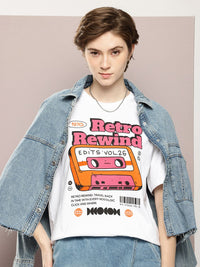 DILLINGER Graphic Printed Oversized Pure Cotton T-shirt