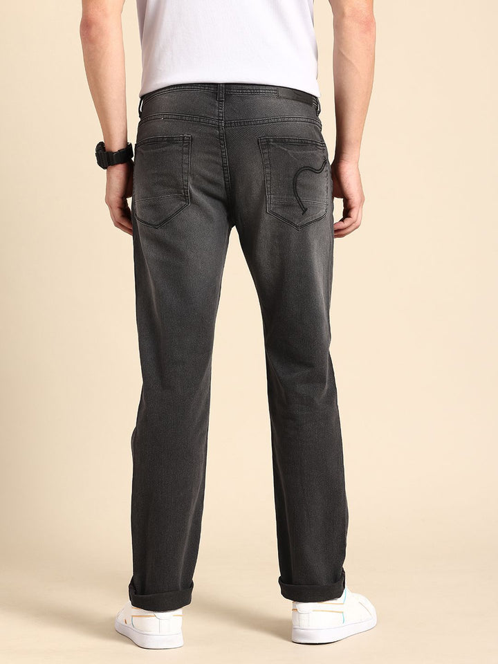Being Human Men Straight Fit Light Fade Stretchable Jeans