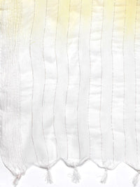 Indo Era Women Yellow Embroidered Thread Work Kurta with Trousers & Dupatta