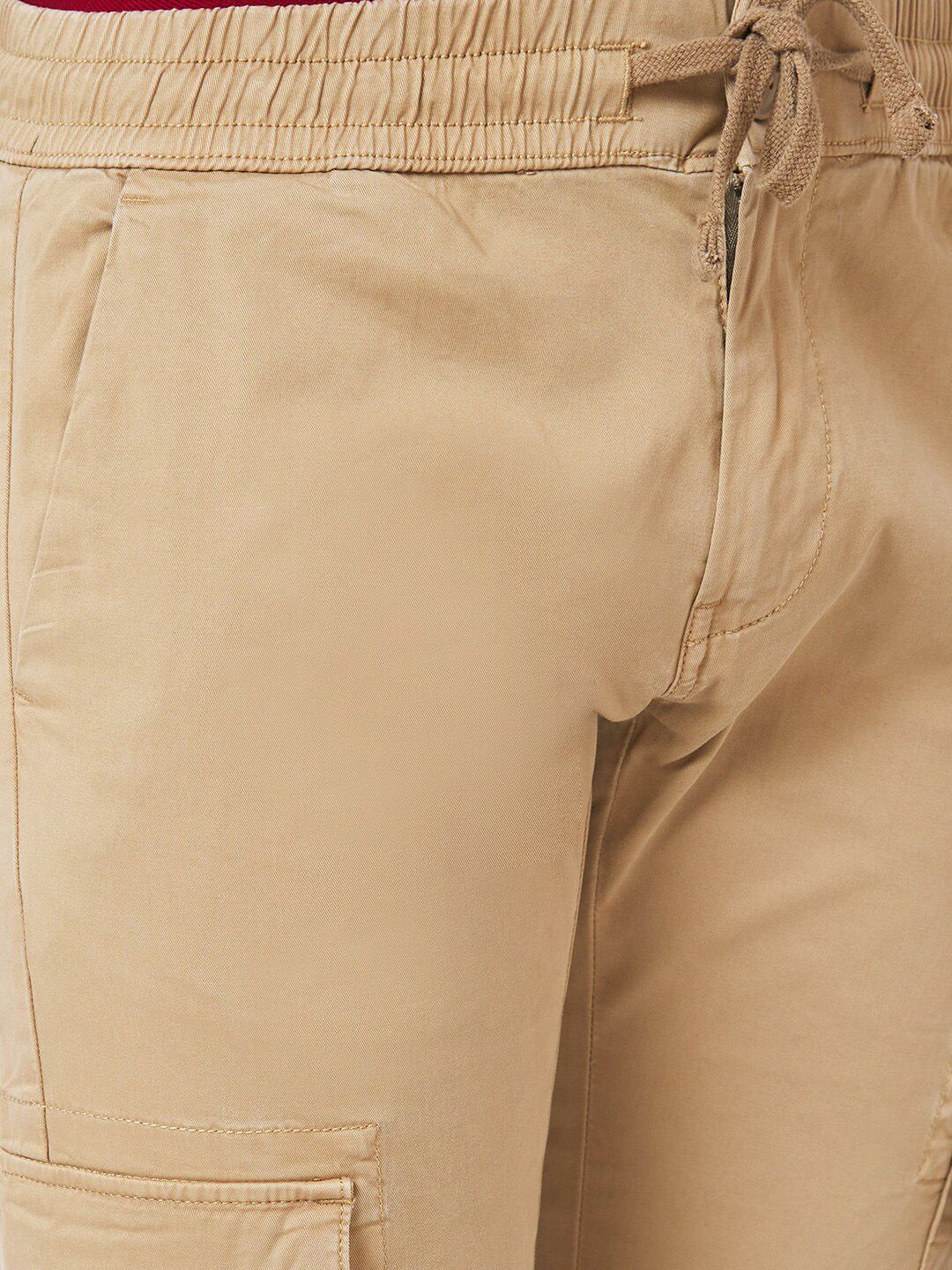 SPYKAR Men Slim Fit Cotton Trousers
