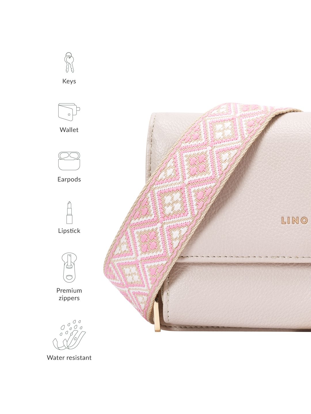 Lino Perros Structured Sling Bag
