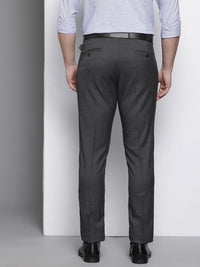 The Indian Garage Co. X Luxe Men Checked Slim Fit Formal Trousers