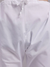 Jompers Geometric Self Design Sequinned Pure Cotton Kurta With Pyjamas