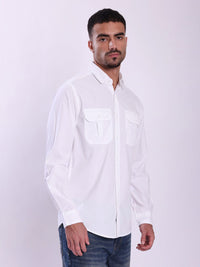 Bene Kleed Spread Collar Cotton Regular Fit Casual Shirt