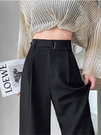 all about you Women Loose Fit High-Rise Korean Pants