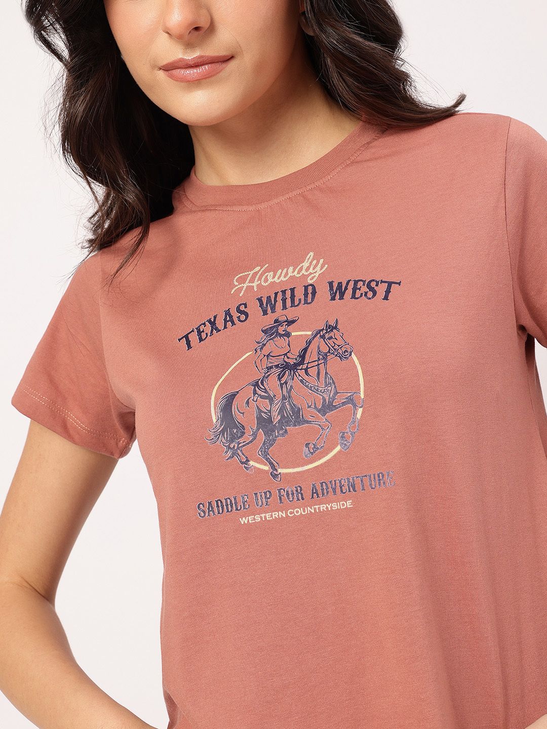 DressBerry Laid-Back Vibes Printed Tee