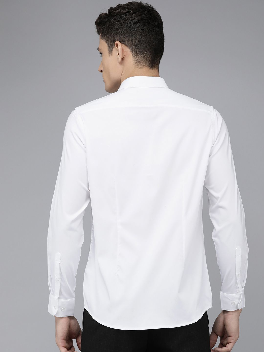 THE BEAR HOUSE Men Slim Fit Printed Pure Cotton Casual Shirt