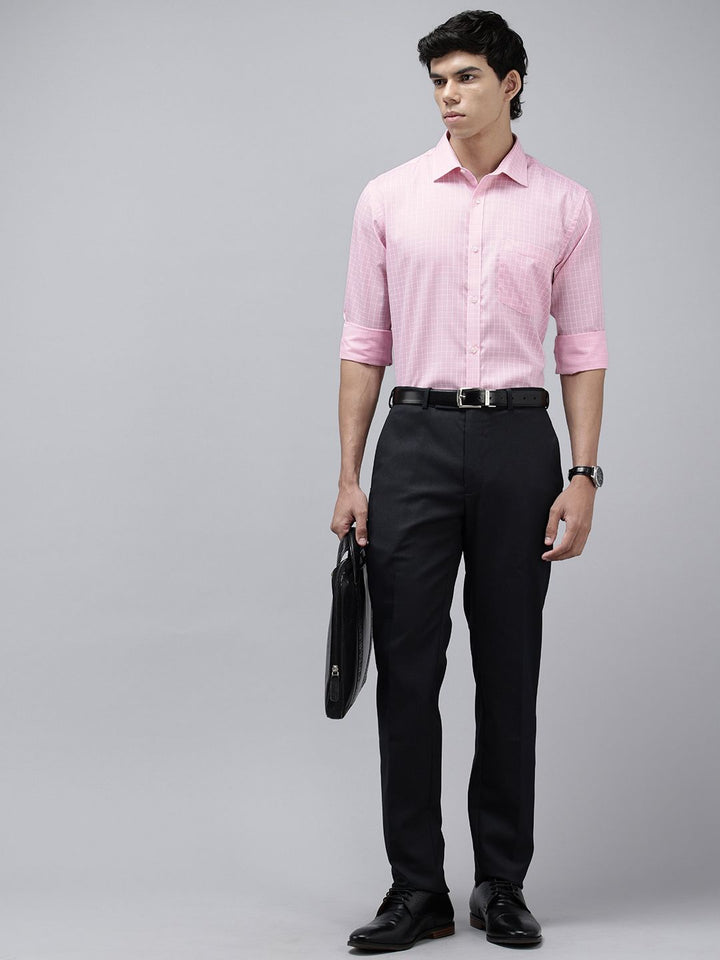 Park Avenue Slim Fit Checked Formal Shirt