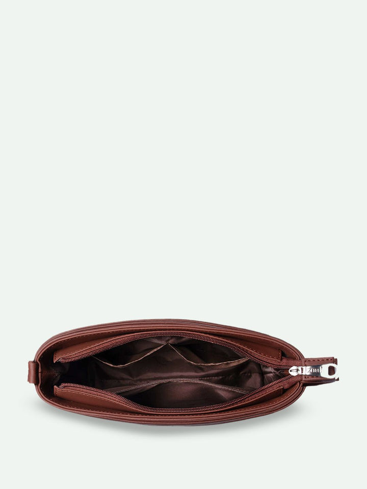Zouk Geooptics Harmony Geometric Printed Structured Sling Bag