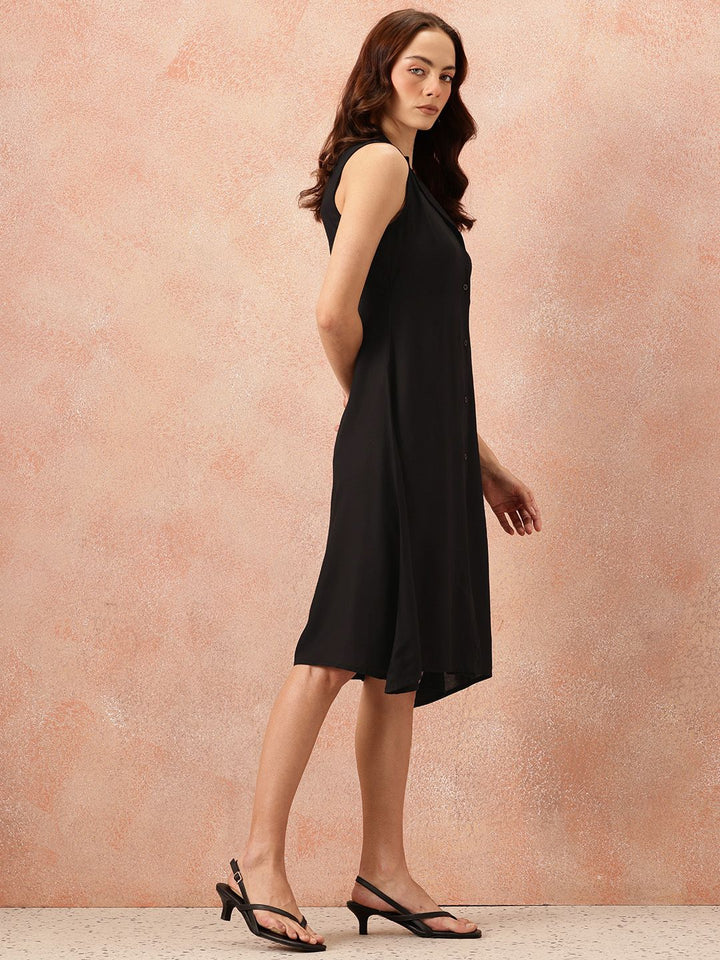 all about you Notched Lapel Collar Button-Down Blazer Dress