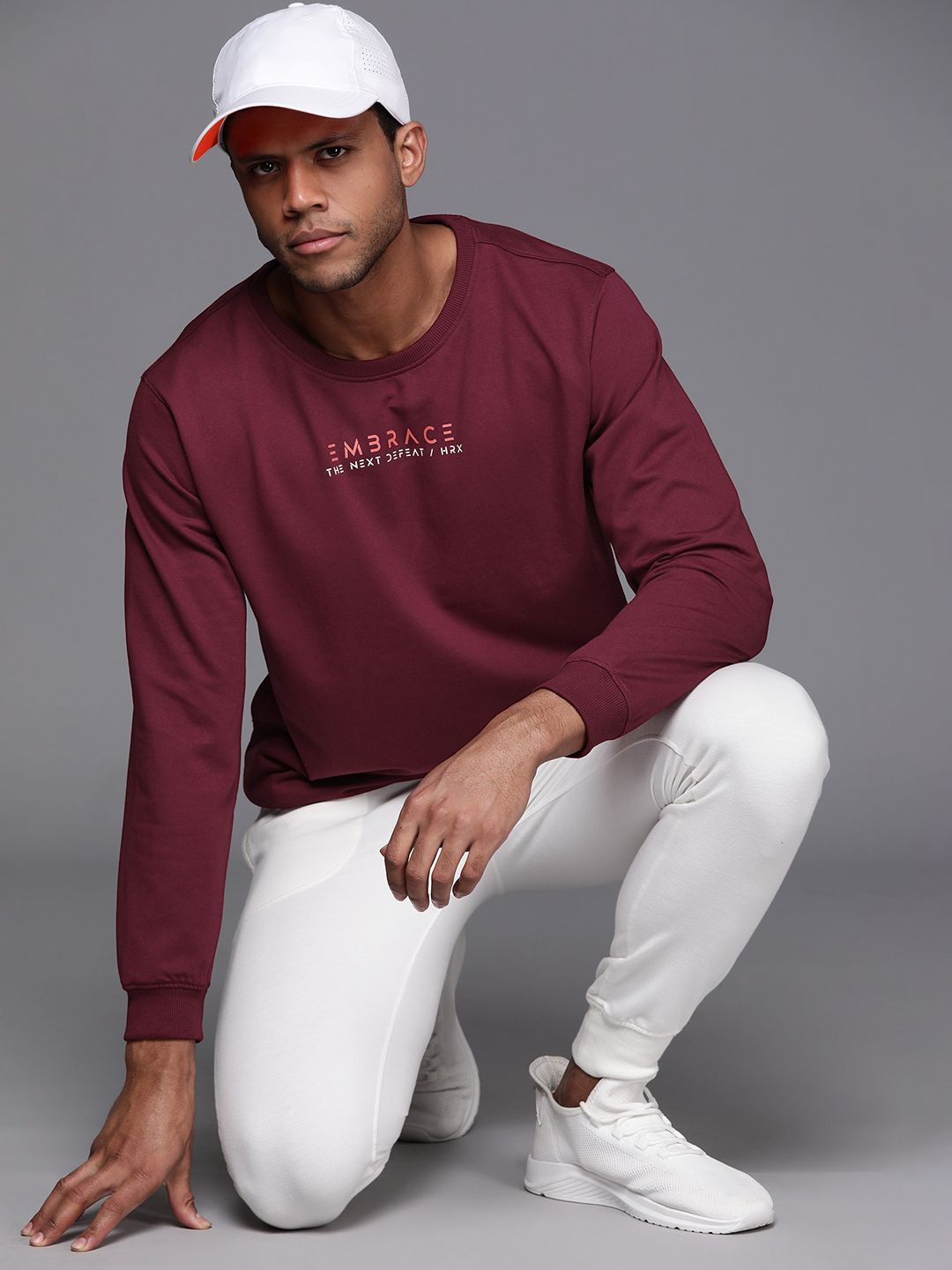 HRX by Hrithik Roshan Round Neck Printed Sweatshirt