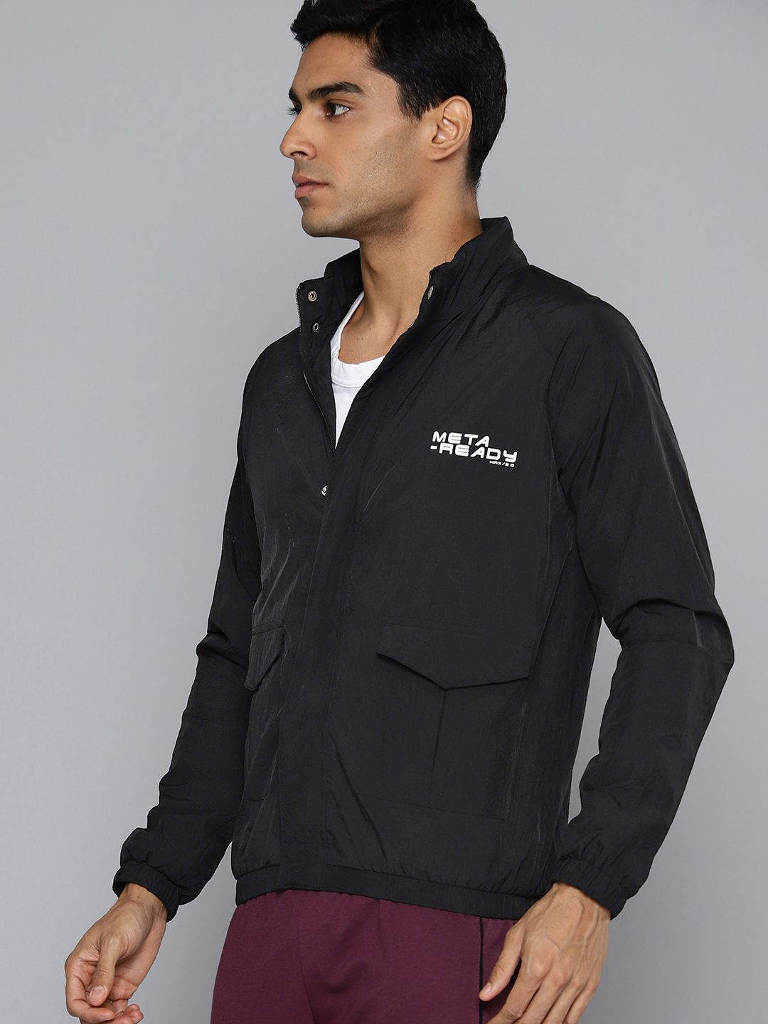 HRX by Hrithik Roshan Typography Lifestyle Jacket
