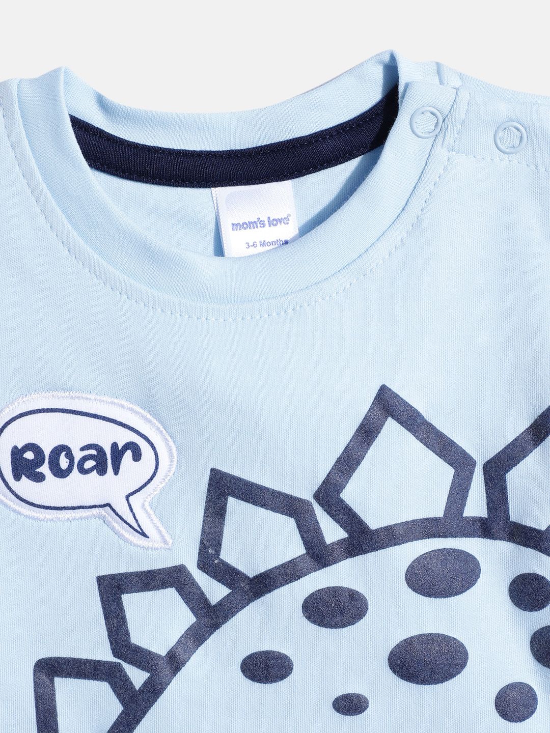 Moms Love Infant Boys Animal Graphic Print Pure Cotton Clothing Set