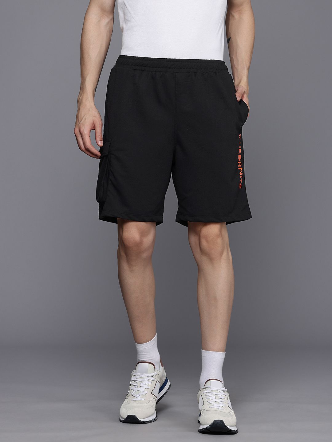 HRX by Hrithik Roshan Men Typography Printed Shorts