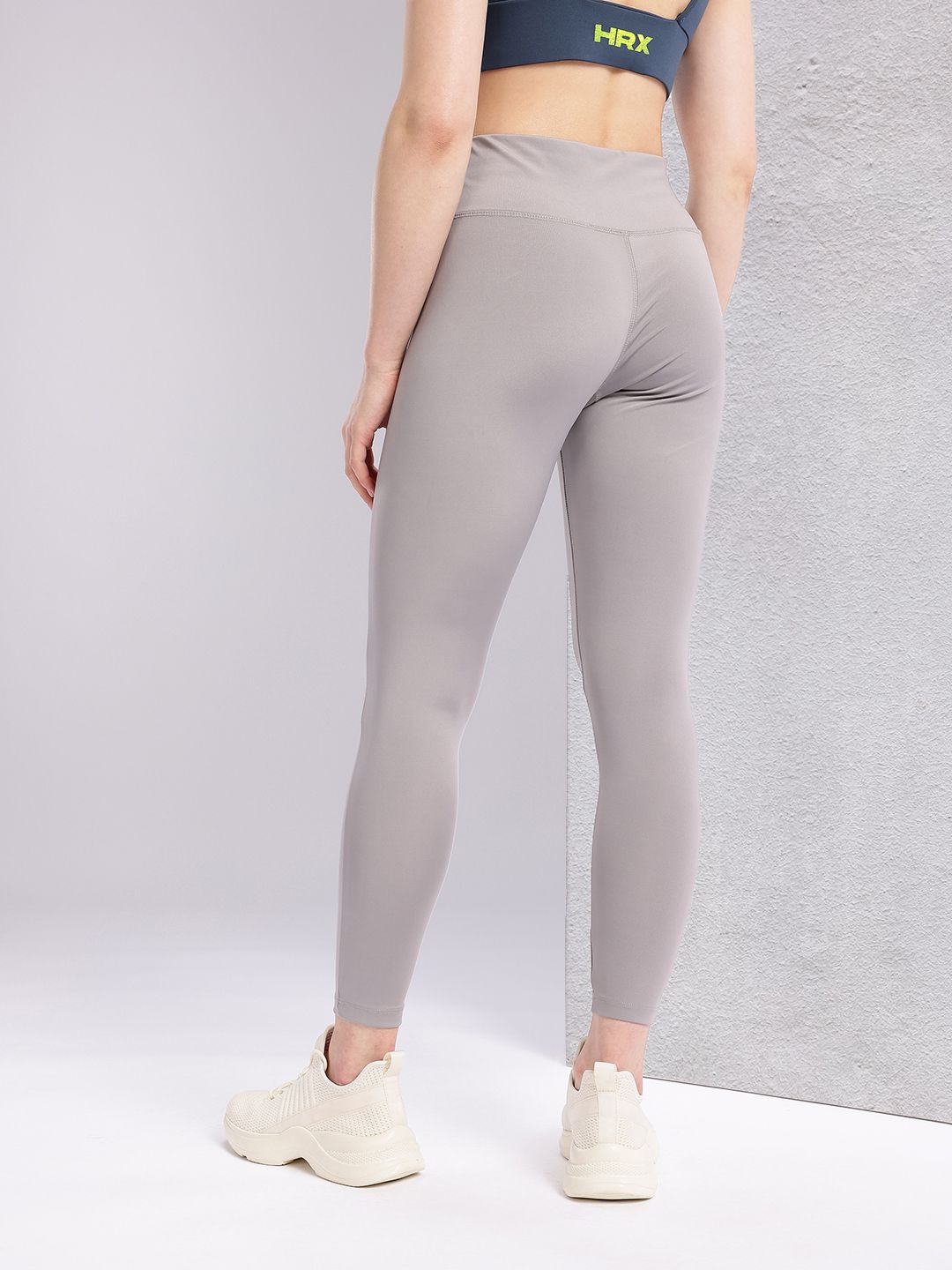 HRX by Hrithik Roshan Women Brand Logo Print Rapid-Dry Running Tights