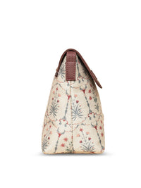 ZOUK Floral Printed Structured Sling Bag