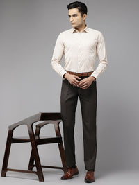 Park Avenue Men Striped Formal Trousers