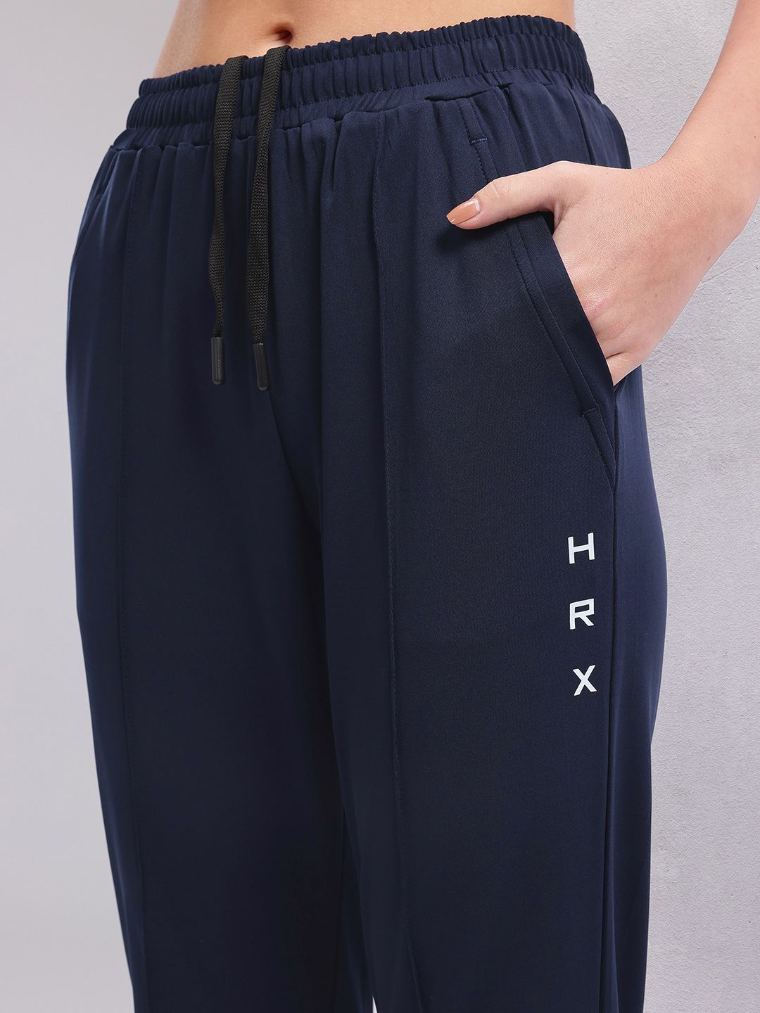 HRX by Hrithik Roshan Women Front Seam Mid-Rise Rapid-Dry Training Joggers