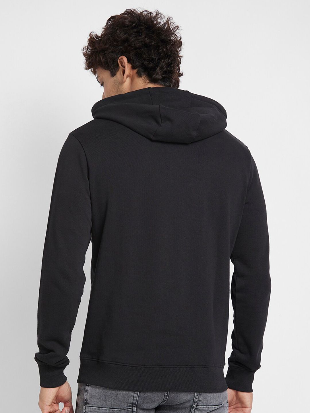 Being Human Typography Printed Hooded Cotton Pullover