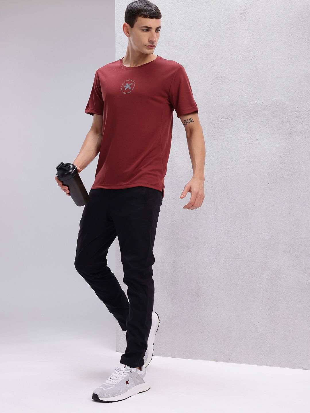 HRX by Hrithik Roshan Brand Logo Print Running T-shirt