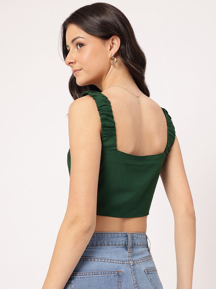DressBerry City Chic Fitted Crop Top