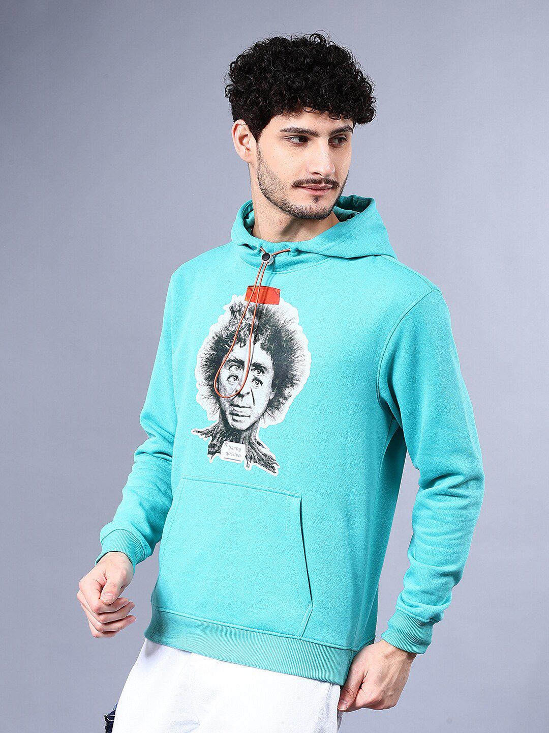 The Indian Garage Co Graphic Printed Hooded Pullover