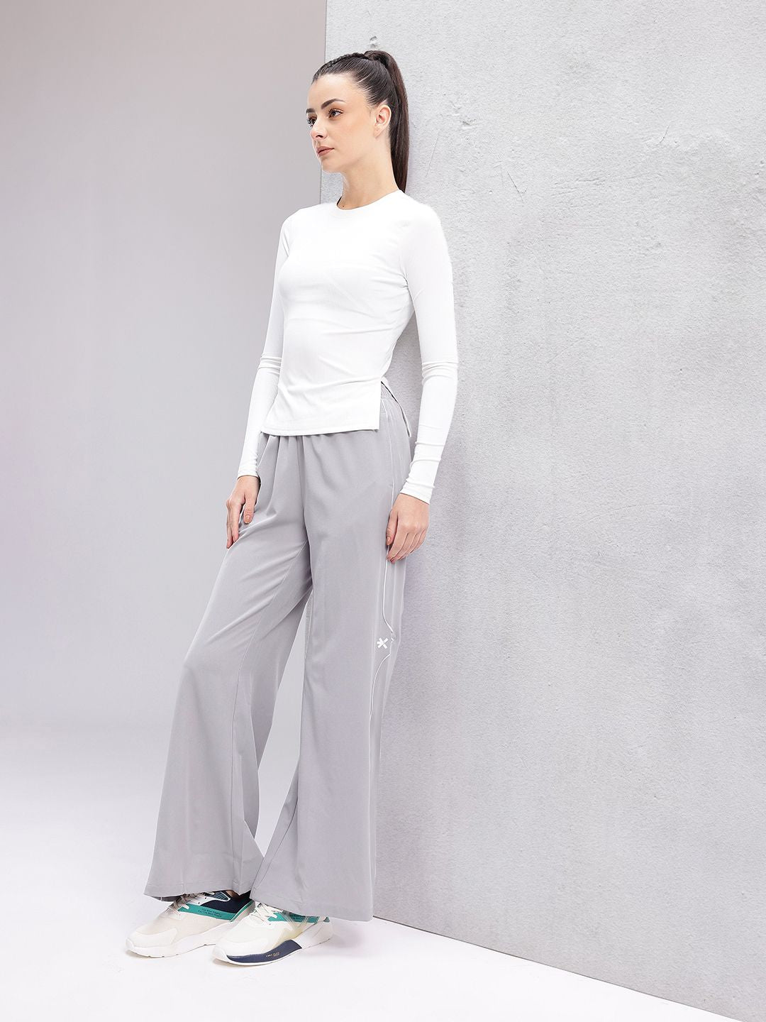 HRX by Hrithik Roshan Woman Rapid-Dry Flared Training Track Pants