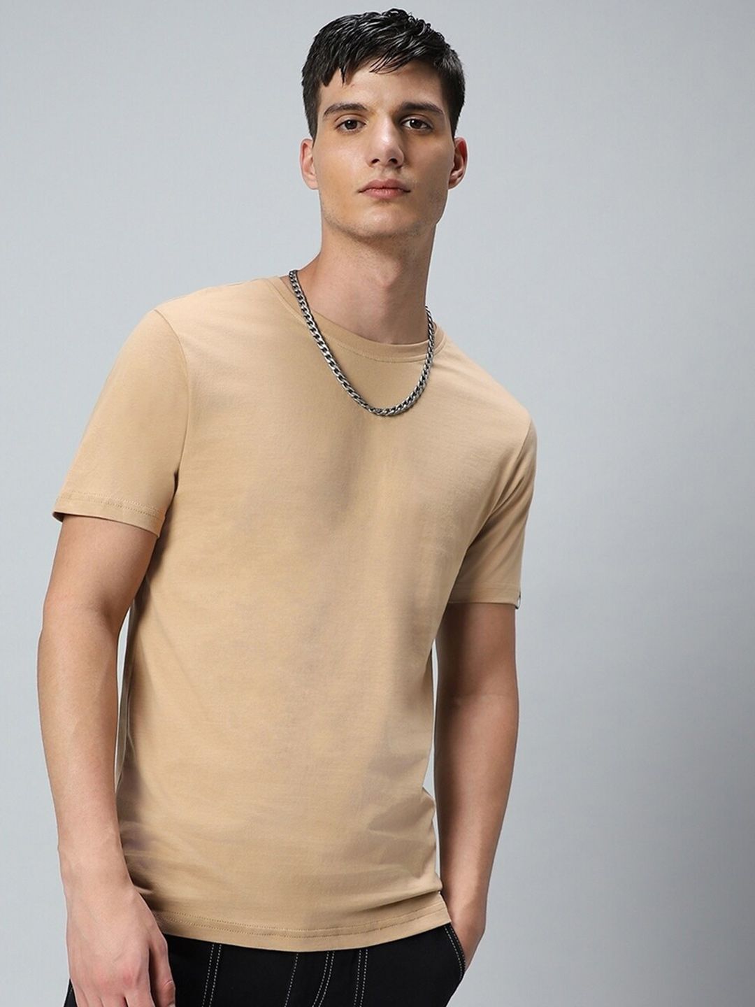 Bewakoof Round Neck Cotton T-shirt