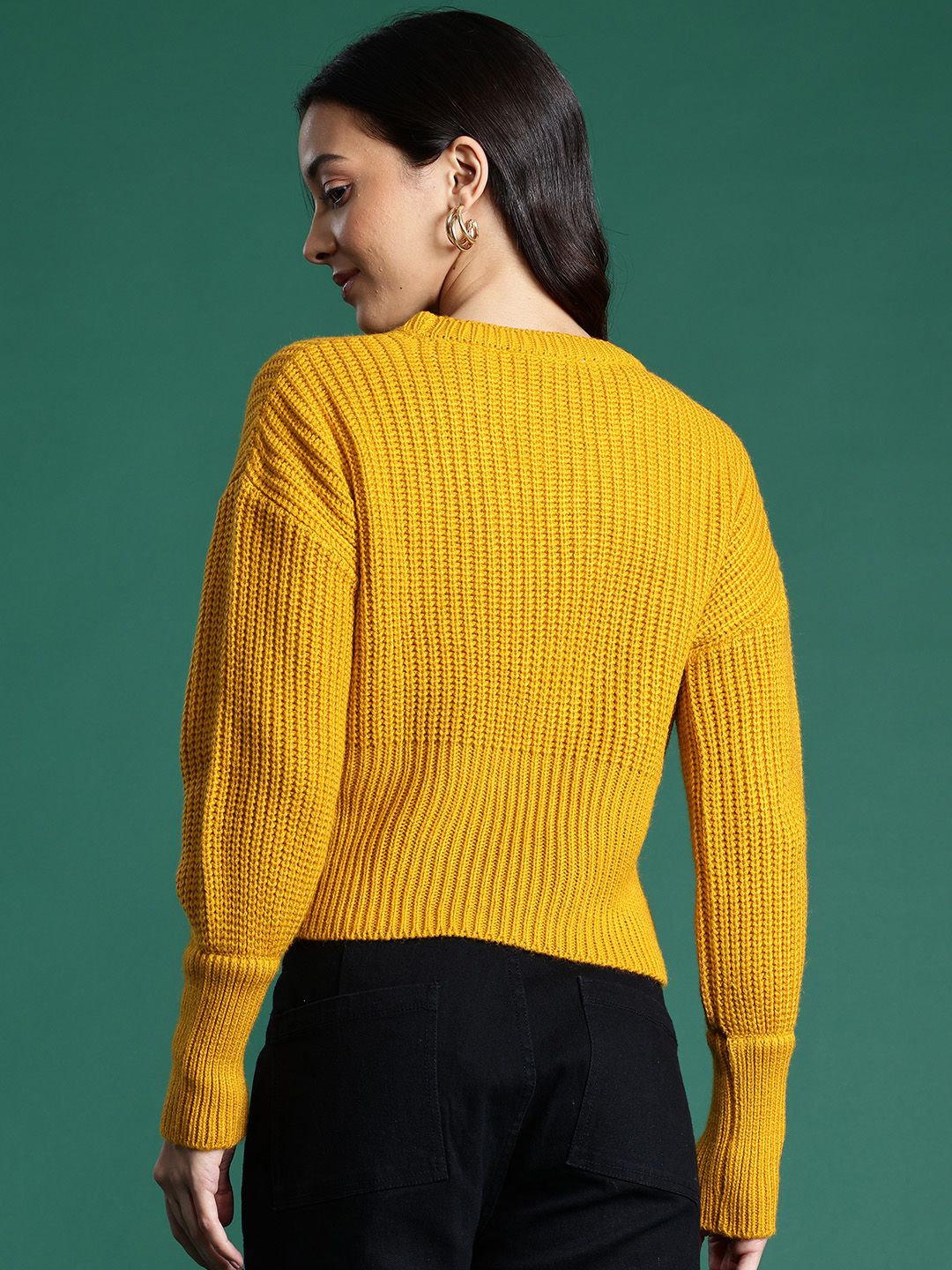 DressBerry Drop-Shoulder Sleeve Pullover
