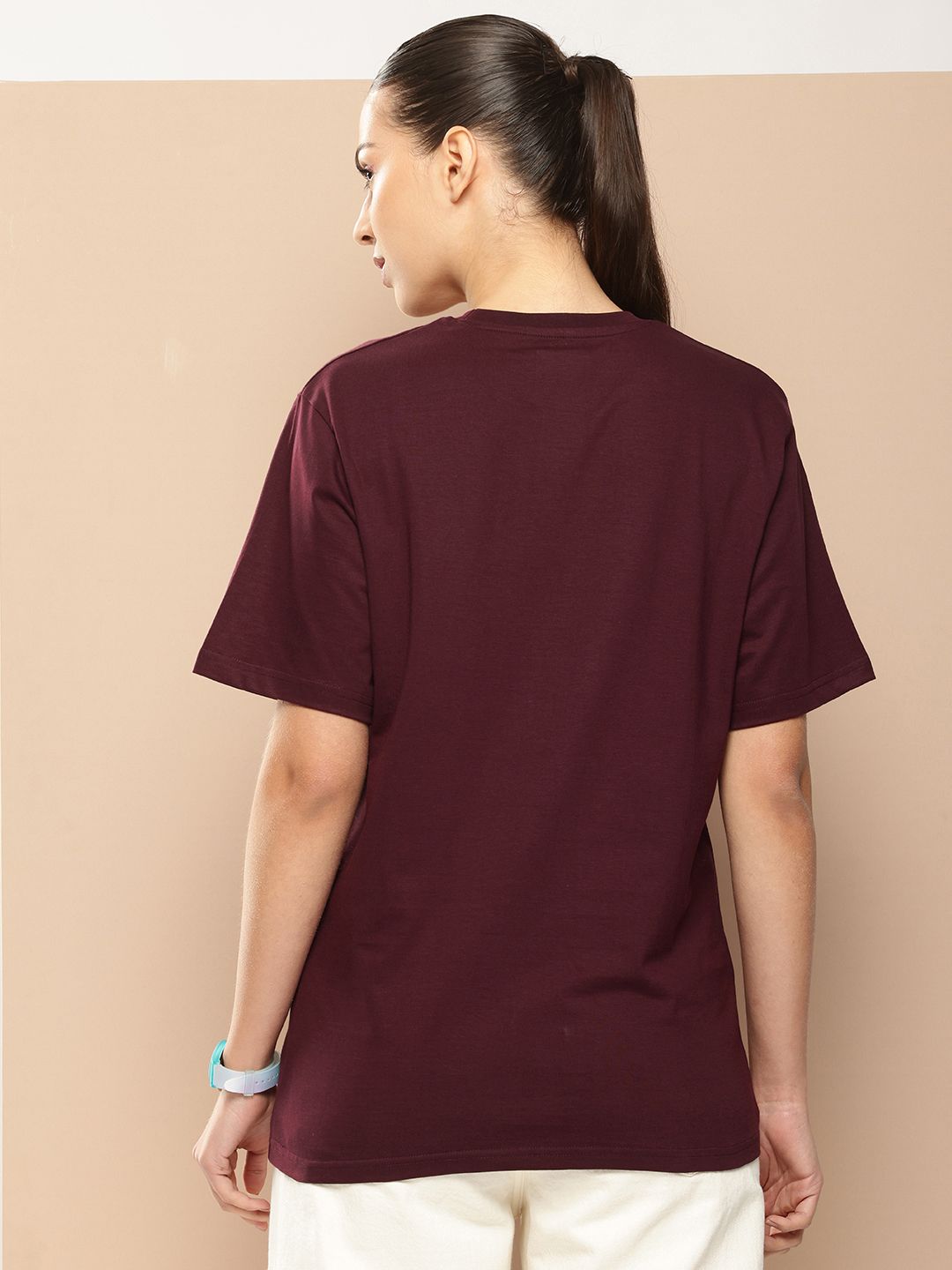 Difference of Opinion Printed Oversized Pure Cotton T-shirt