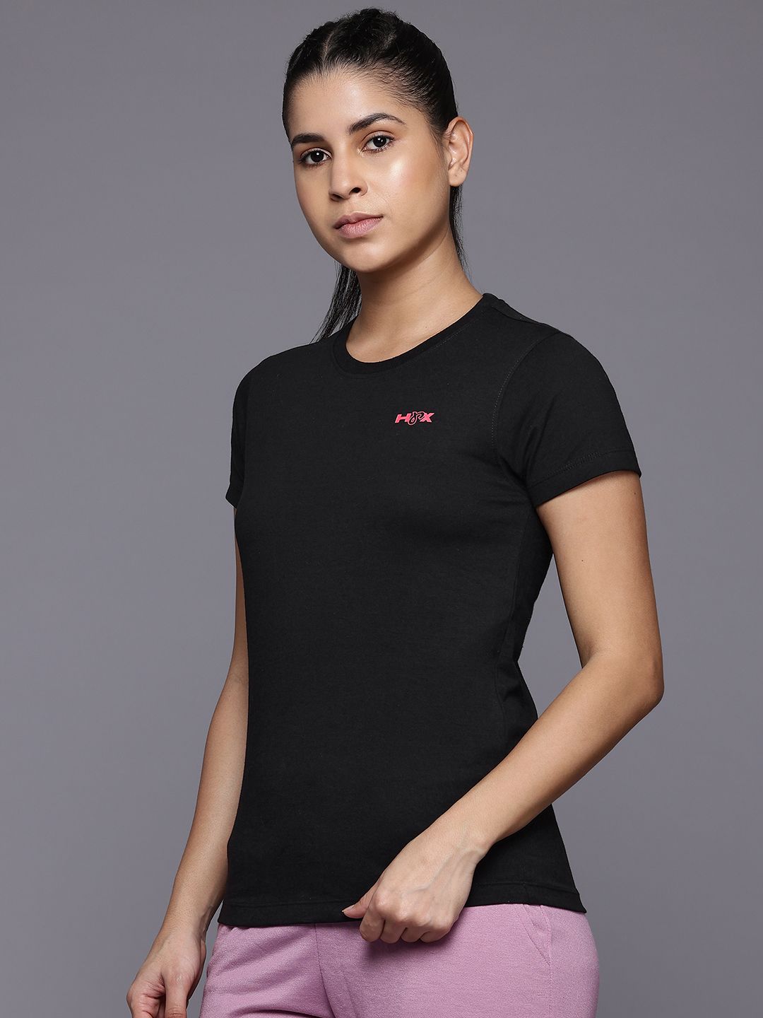 HRX by Hrithik Roshan Women Typography Printed Lifestyle T-shirt