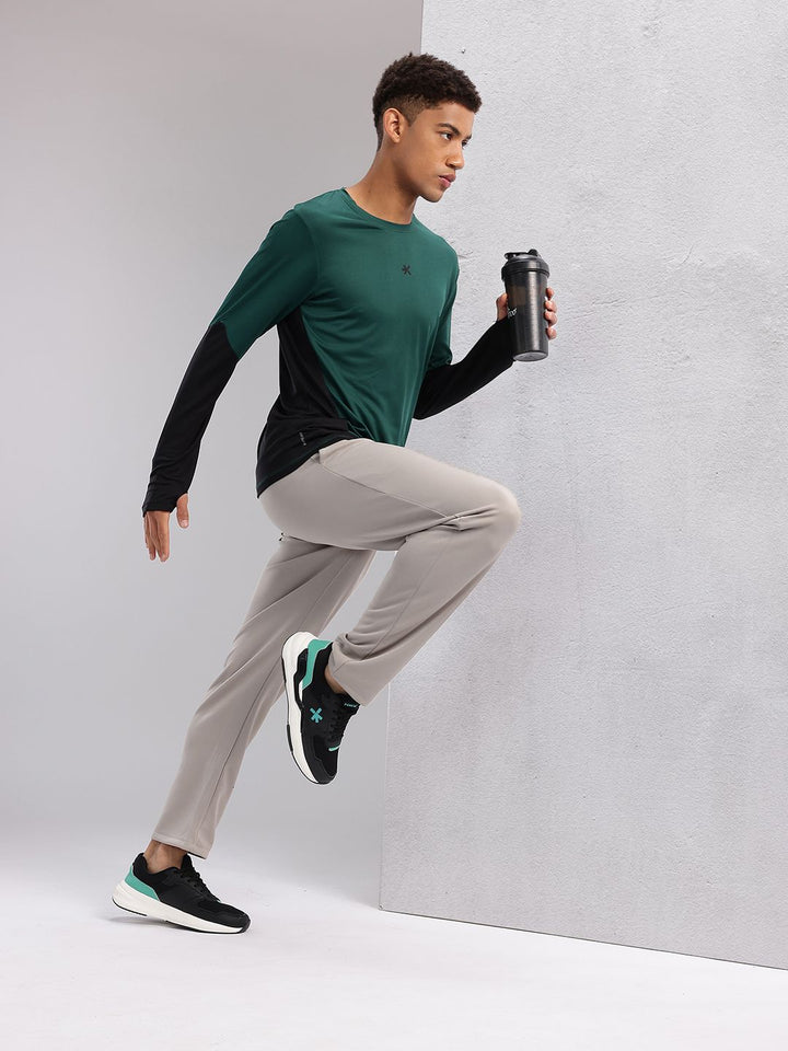 HRX by Hrithik Roshan Colourblocked Sleeves Rapid-Dry Running T-shirt