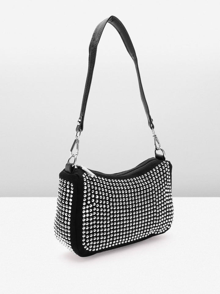 Lino Perros Women Embellished Structured Party Shoulder Bag