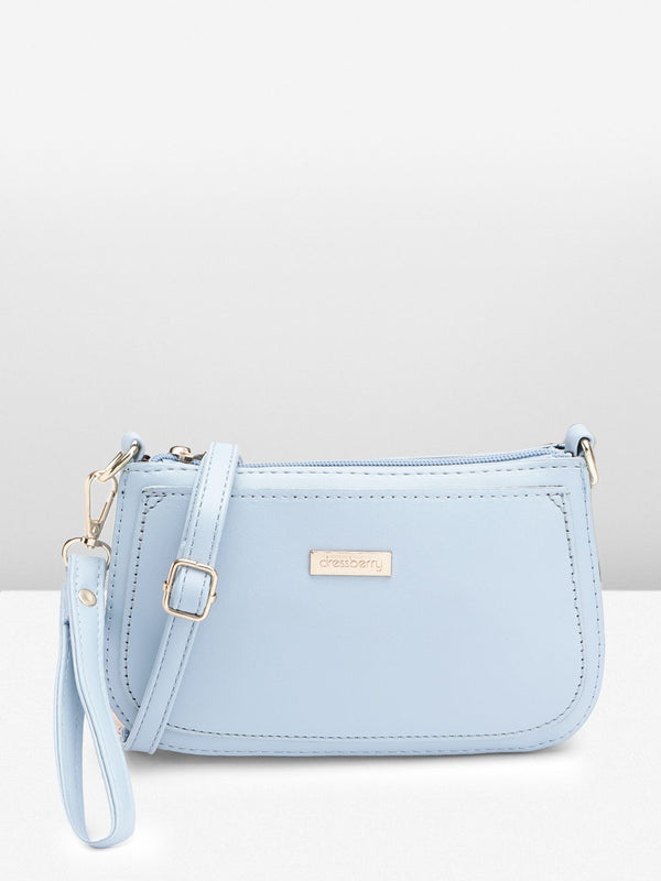 DressBerry Structured Sling Bag with Wrist Loop