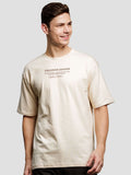 ADRO Men Typography Printed T-shirt