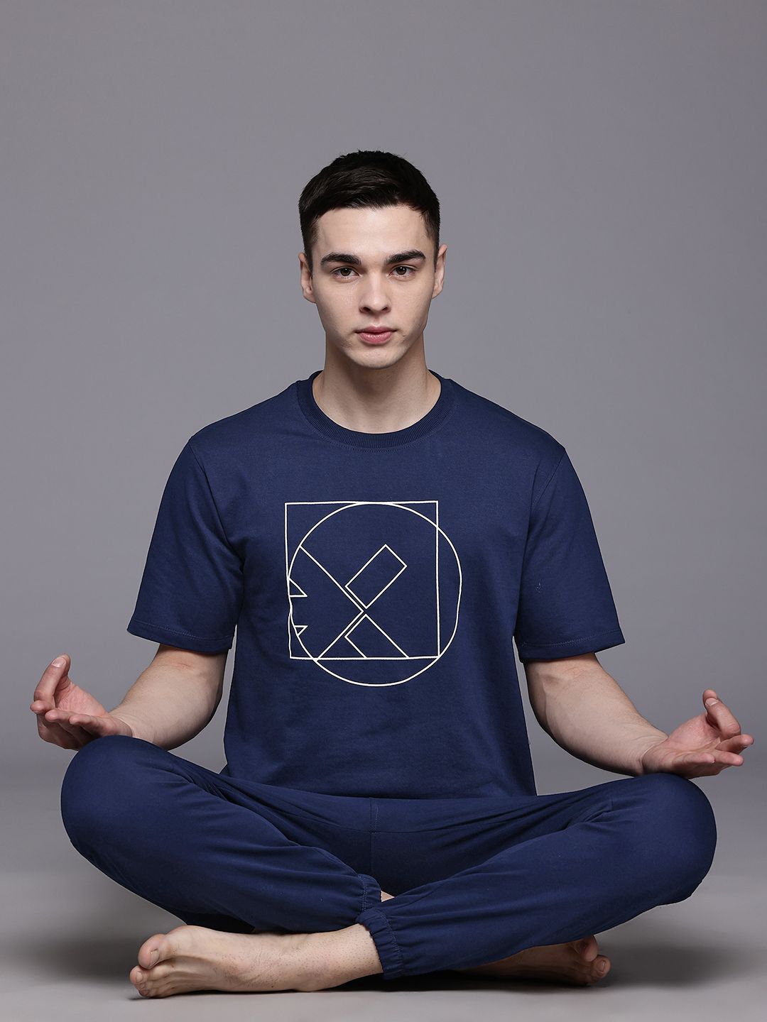 HRX by Hrithik Roshan Men Printed Yoga Tracksuit
