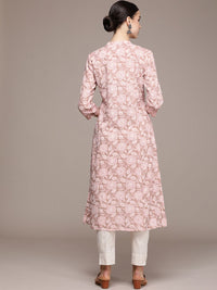 Anouk Women Floral Printed Mandarin Collar Kurta