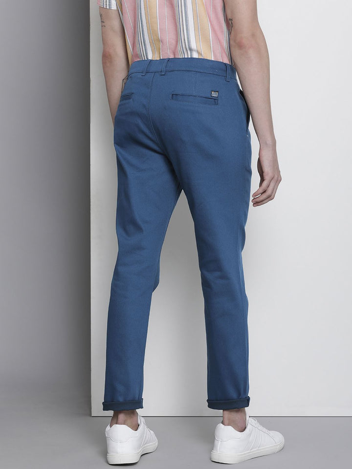 The Indian Garage Co Men Slim Fit Chinos Trousers