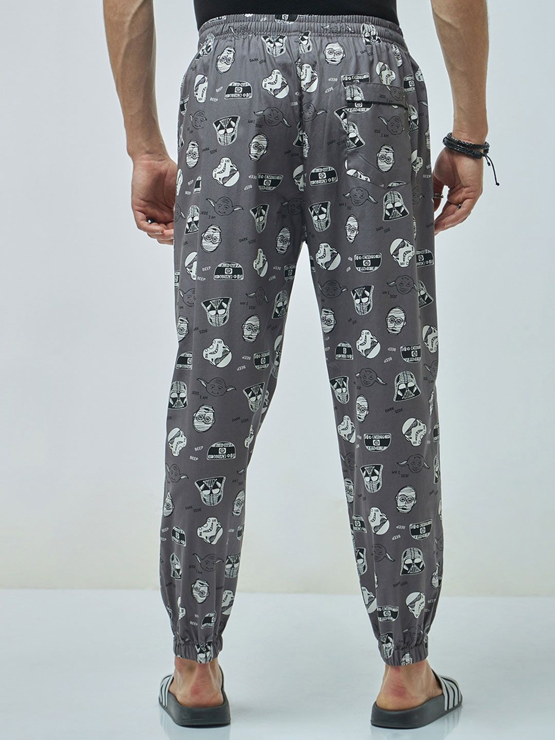 Bewakoof Pure Cotton Printed Joggers