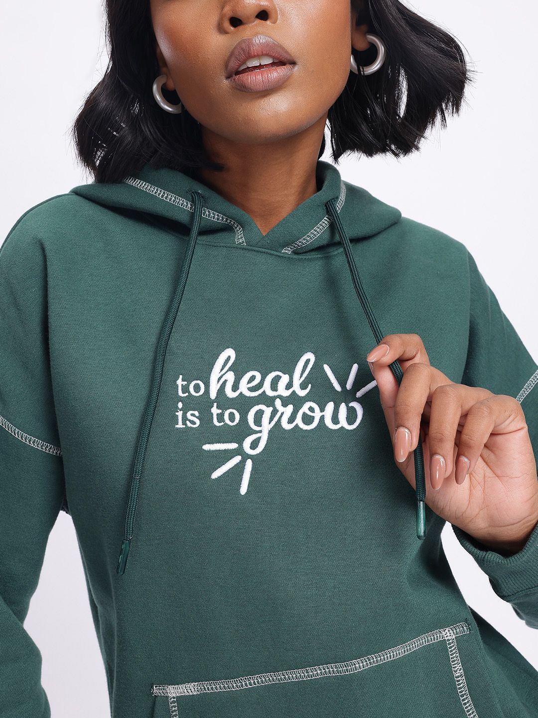 DressBerry Elevated Comfort Printed Relaxed Fit Sweatshirt