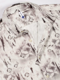Thomas Scott Men Premium Cutaway Collar Abstract Printed Casual Shirt
