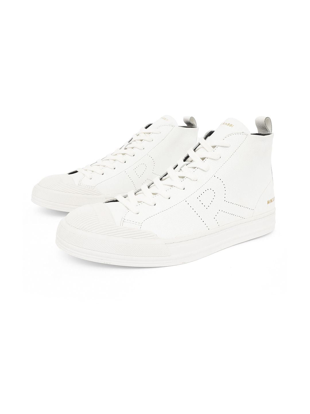RARE RABBIT Men Sauron Hi Pro Leather High-Top Sneakers