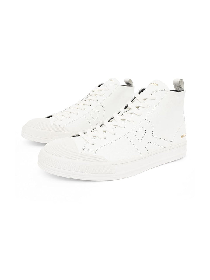 RARE RABBIT Men Sauron Hi Pro Leather High-Top Sneakers
